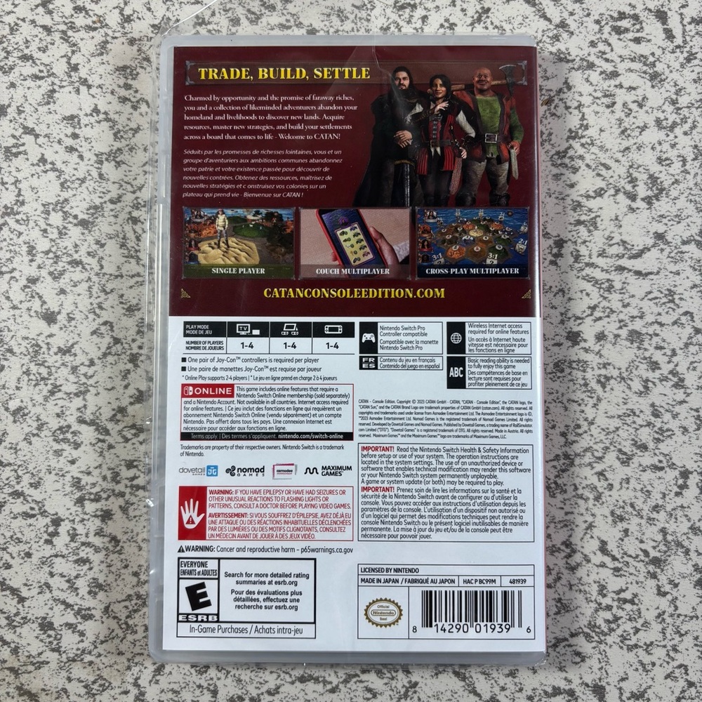 Catan: Super Deluxe Editon Console Edition - Nintendo Switch New - Picture 2 of 3